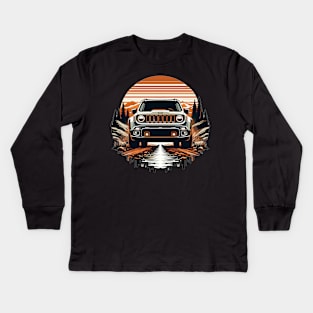 Jeep Renegade Kids Long Sleeve T-Shirt